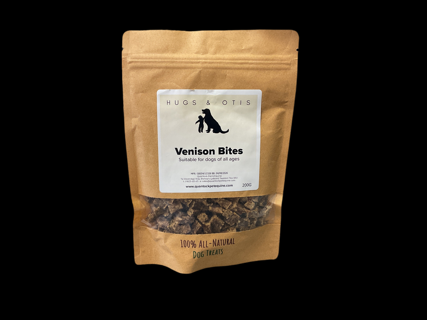 Hugs & Otis Venison Bites (200g)