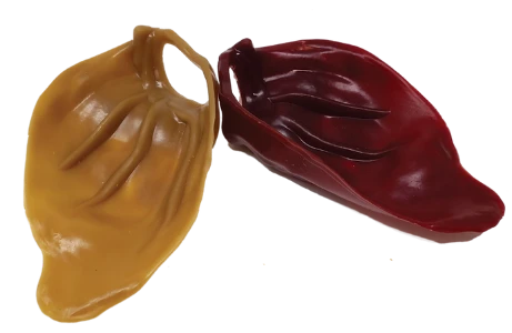 Maks patch Natural Vegan Pigs Ear Shaped.