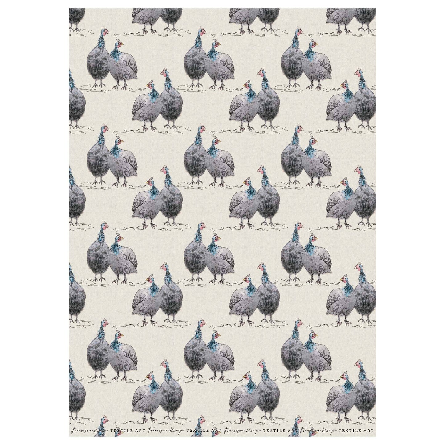 Guinea Fowl Wrapping Paper
