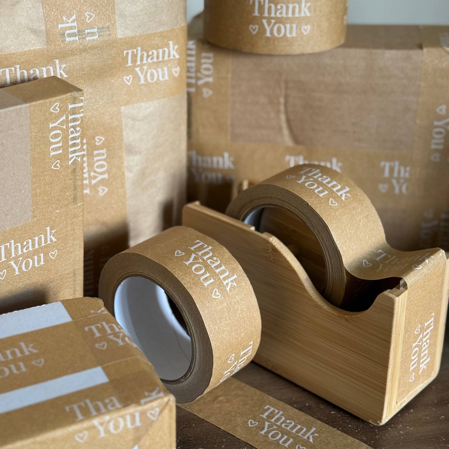 Cascayde - Thank You Small Business Packaging Paper Tape 48mm