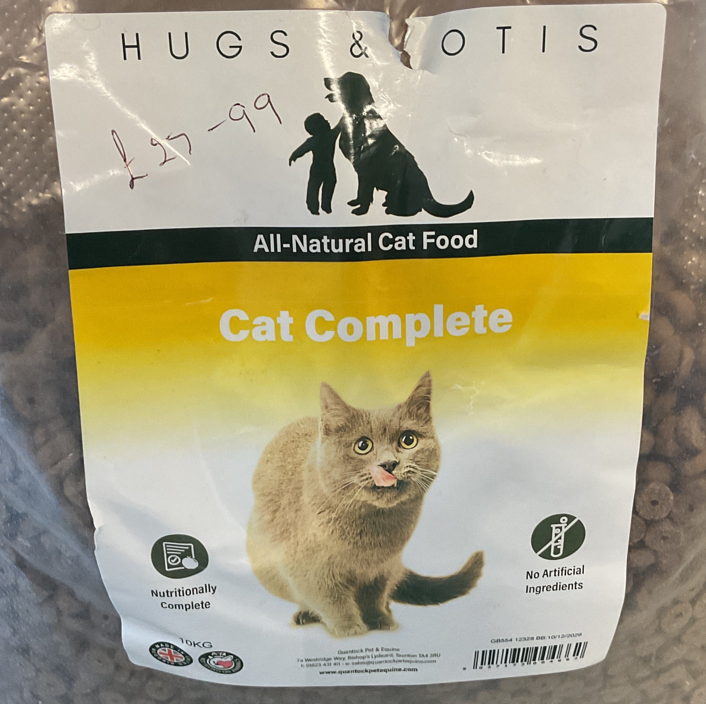 Hugs & Otis Cat Complete 10kg
