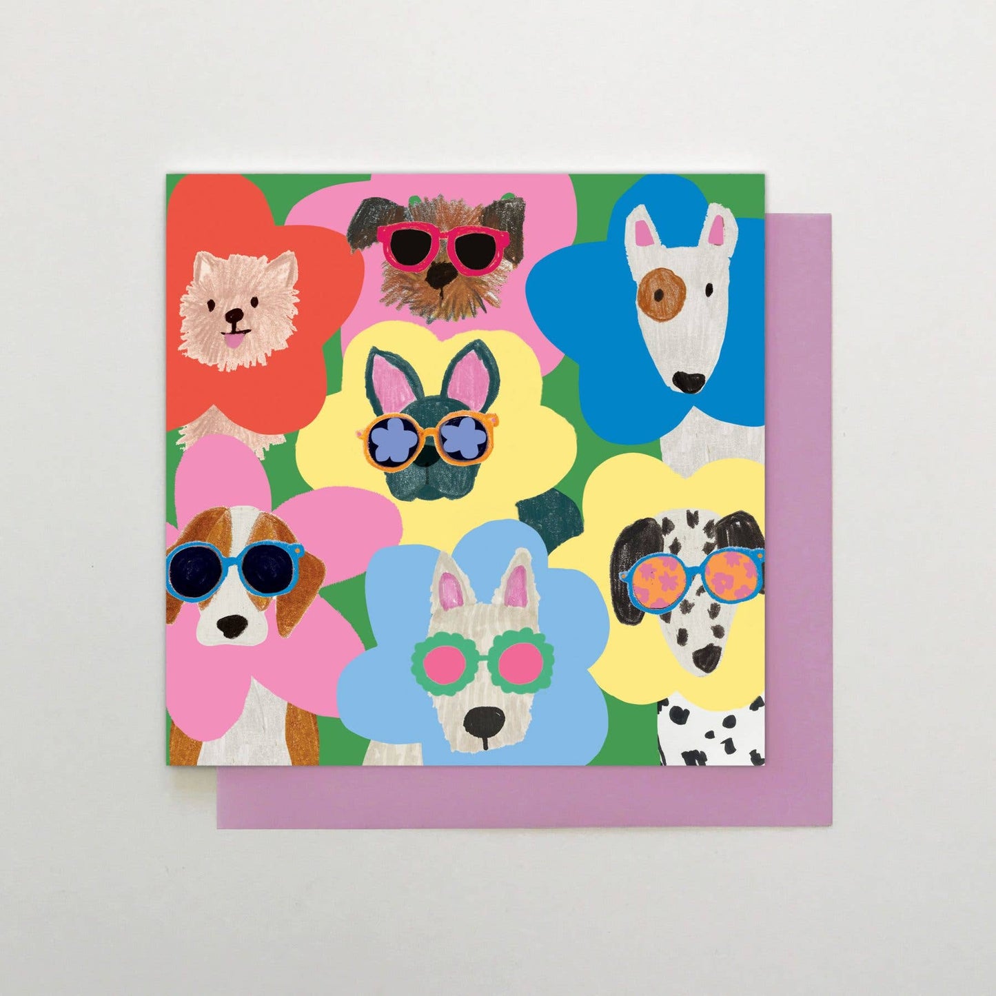 Stop the Clock Design - AC10 - Dogs in Flowers