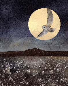 Glitter and Earth - Owl stone circle