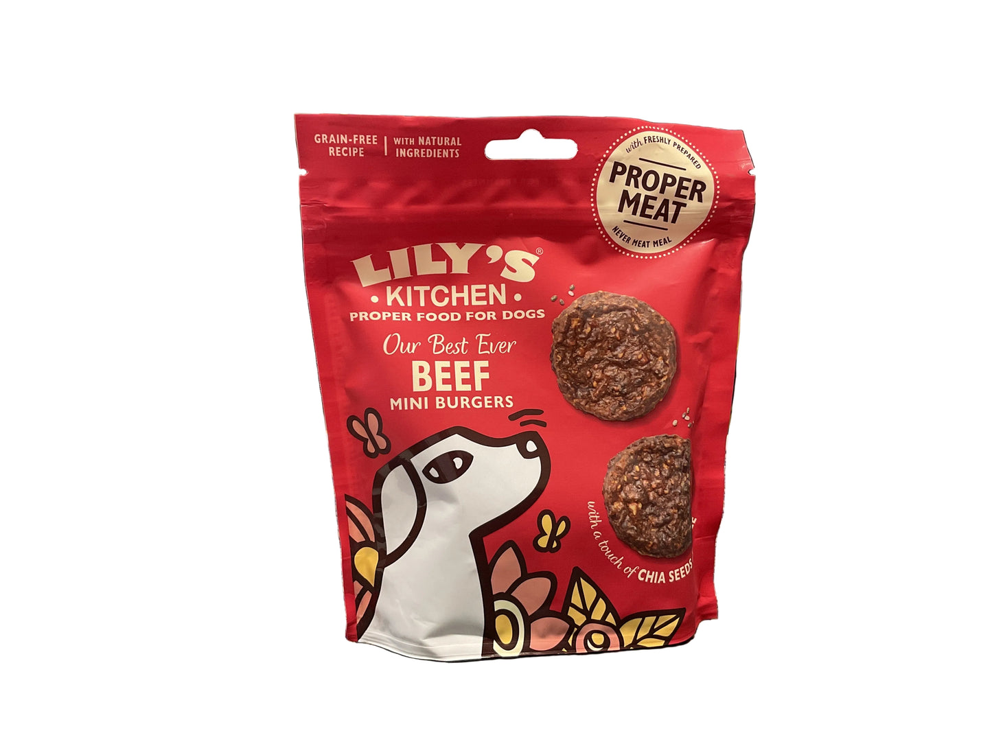 Lilys Kitchen Beef Mini Burgers for Dogs 70g