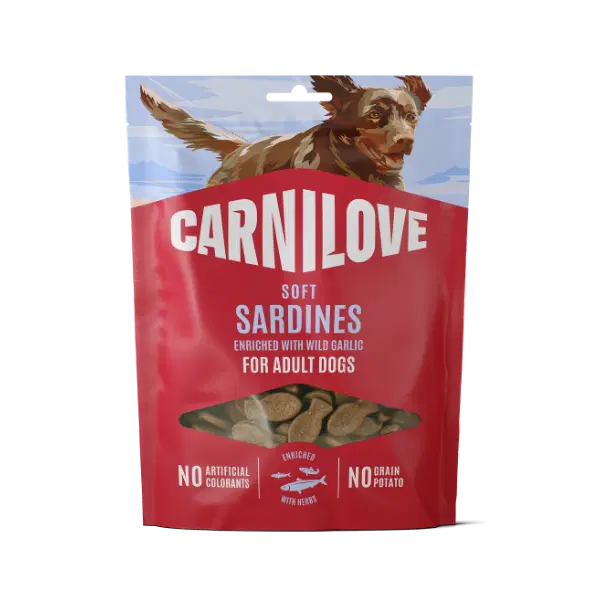 Carnilove Sardines and Wild Garlic Semi Moist Treats