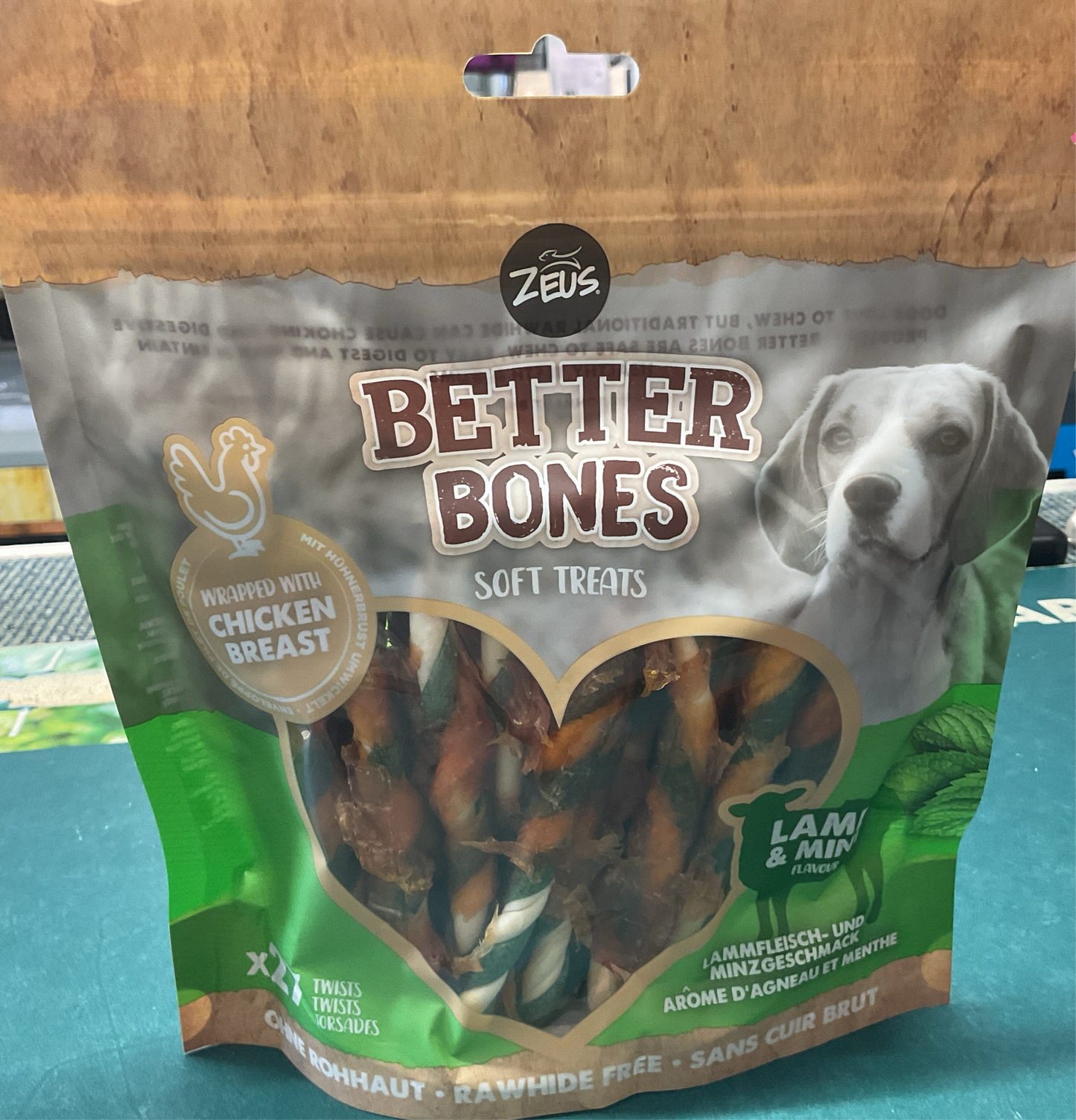 Zeus Better Bones - Lamb & Mint Twists