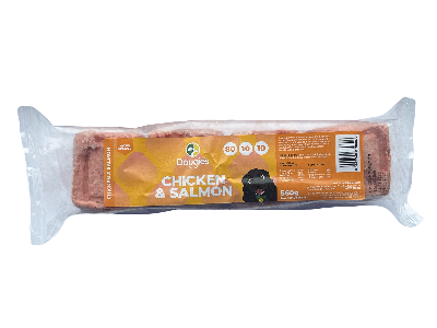 Dougies Chicken and Salmon 80/10/10 560g