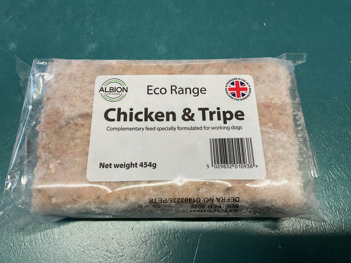 Albion Eco Range Chicken & Tripe Mince (454g)
