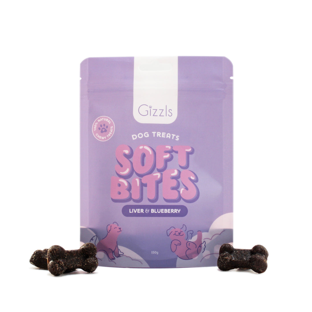 Ostrich Liver & Blueberry Soft Dog Treats (150g)