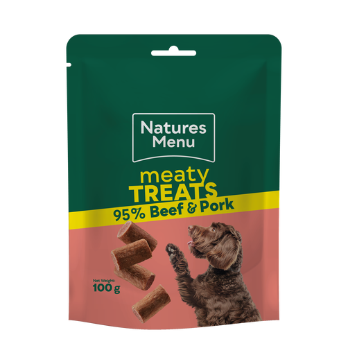 Natures Menu Dog Treats Beef 100g