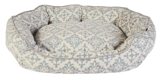 Dream Paws Scalloped Pet Bed Grey