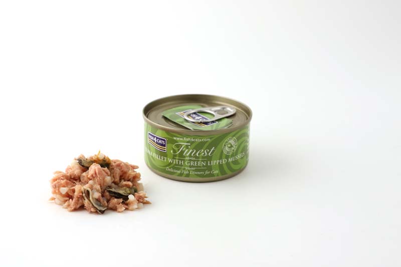 Fish4Cats Finest Tuna Fillet With Mussel 70g