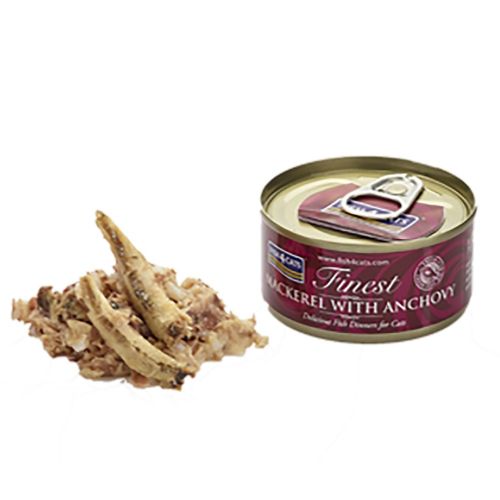 Fish4Cats Finest Mackerel With Anchovy 70g