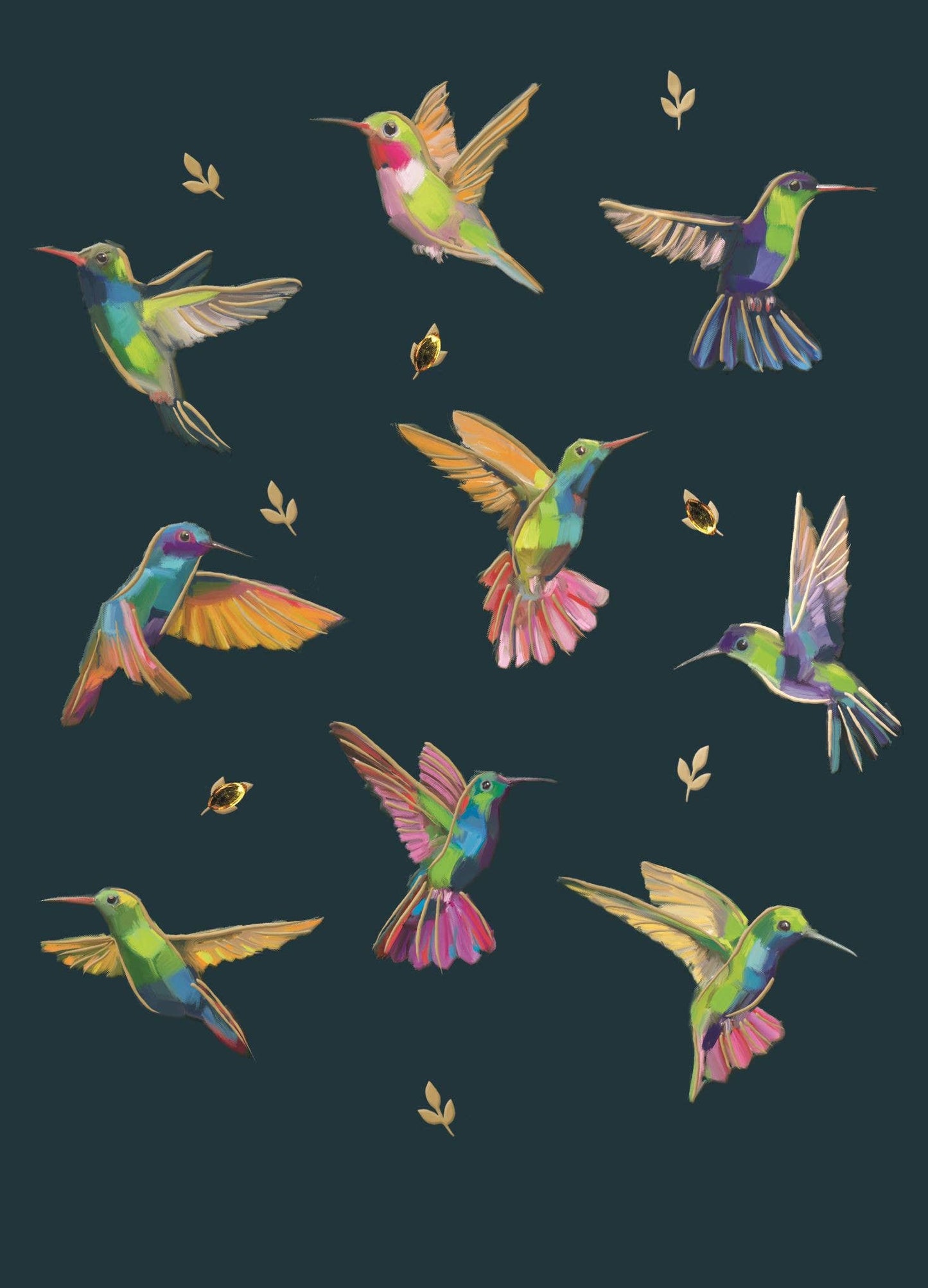 Yours Truly- Hummingbirds Card