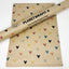 Colourful Hearts Recycled Kraft Wrapping Paper Gift Wrap