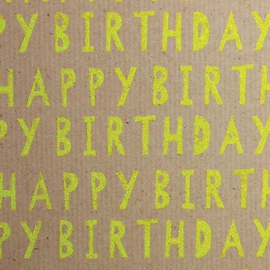 Neon Kraft Glitter Rollwrap