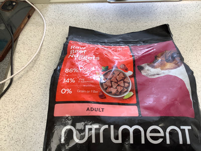 Nutriment Raw Beef Nuggets 1kg