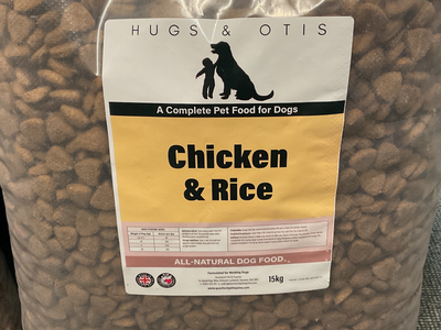 Hugs & Otis Chicken and Rice  15 kg