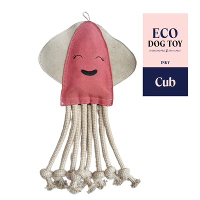 Inky Eco Dog Toy (#2 Design Change)