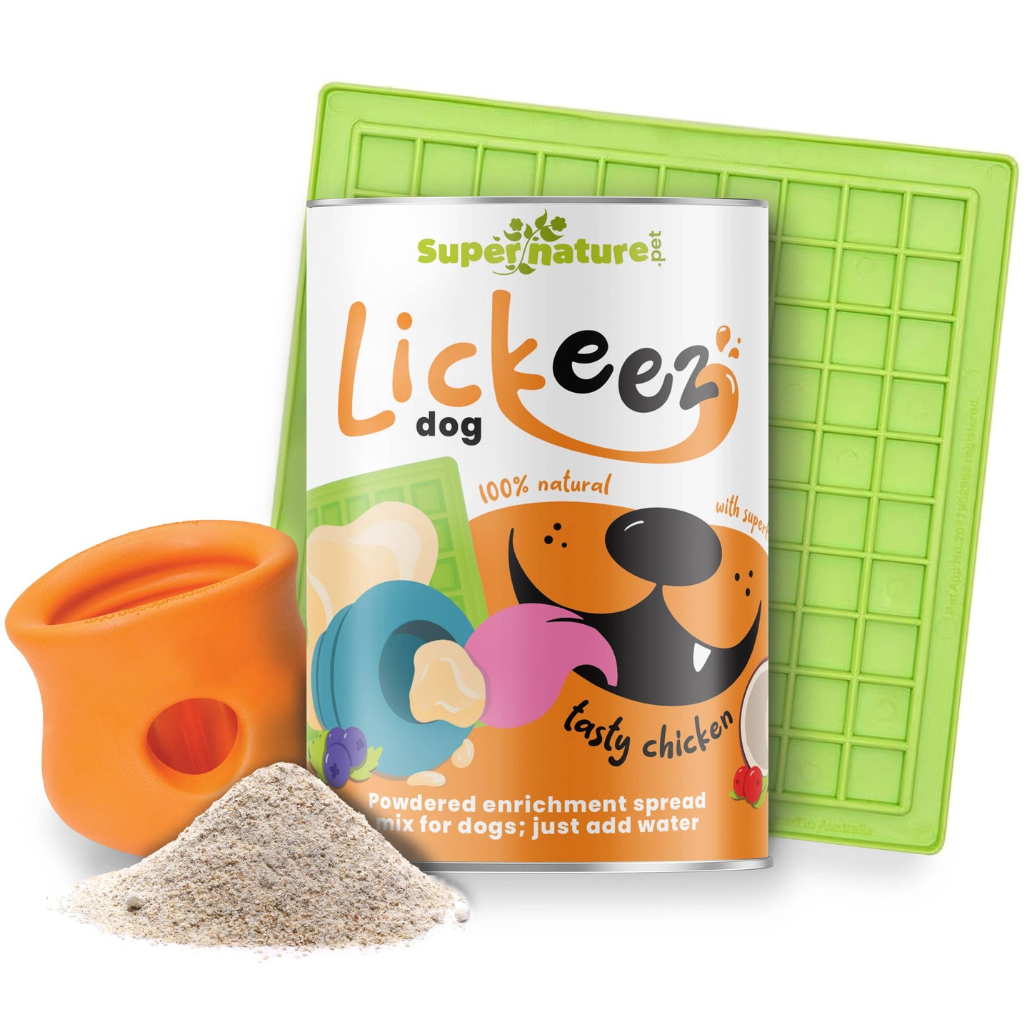 Supernature Lickeez Chicken Enrichment Spread for Dogs