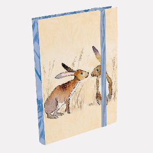 A6 Notebook - Kissing Hares