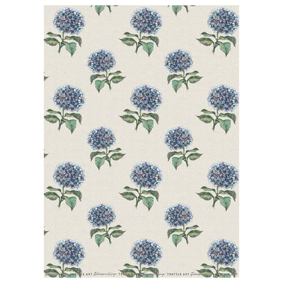 Blue Hydrangea Wrapping Paper