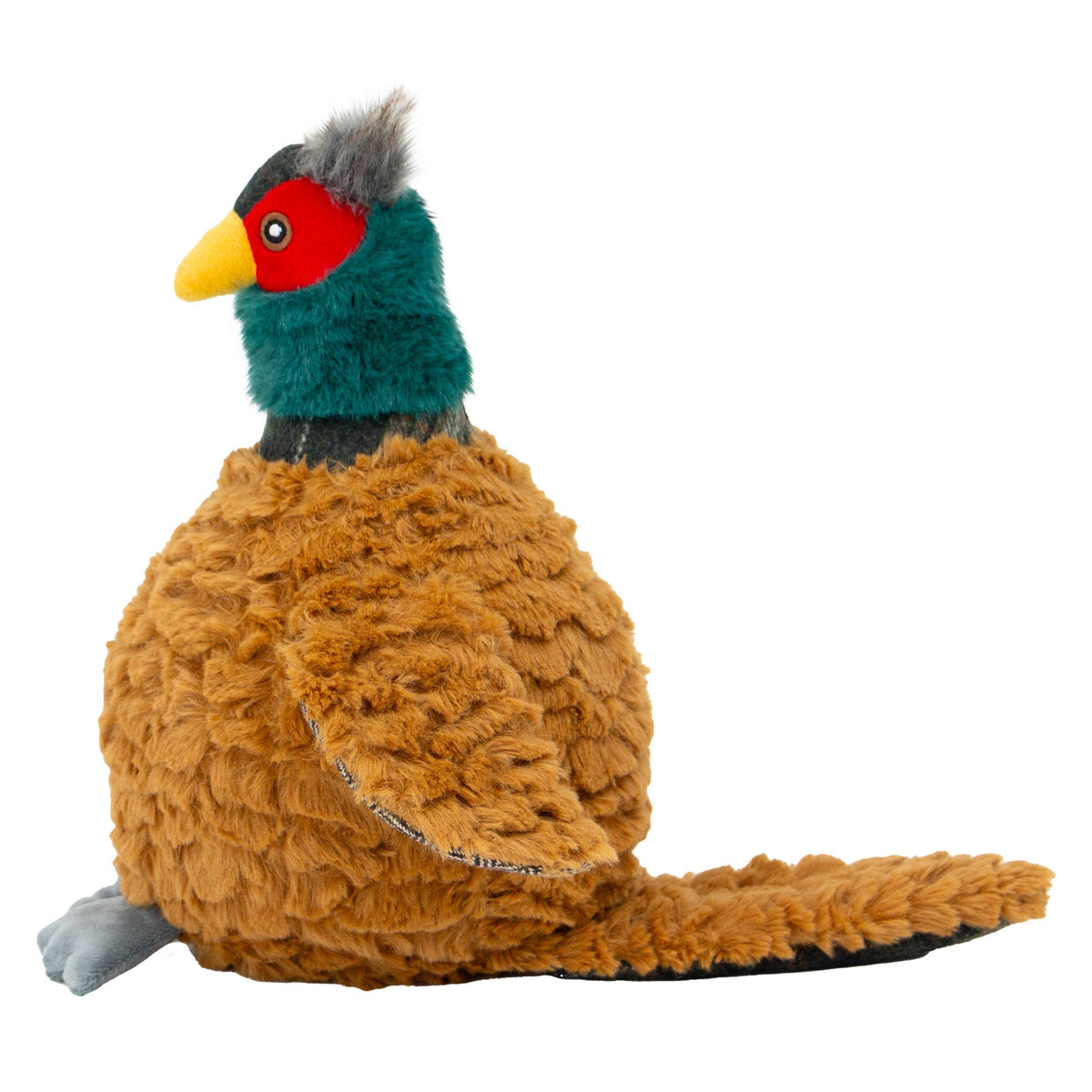 Heritage Phoebe Pheasant Dog Toy with squeak and crinkle