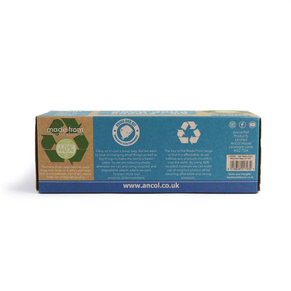 Ancol Pet Products Ltd - Made From Giant Poop Bag Roll 300