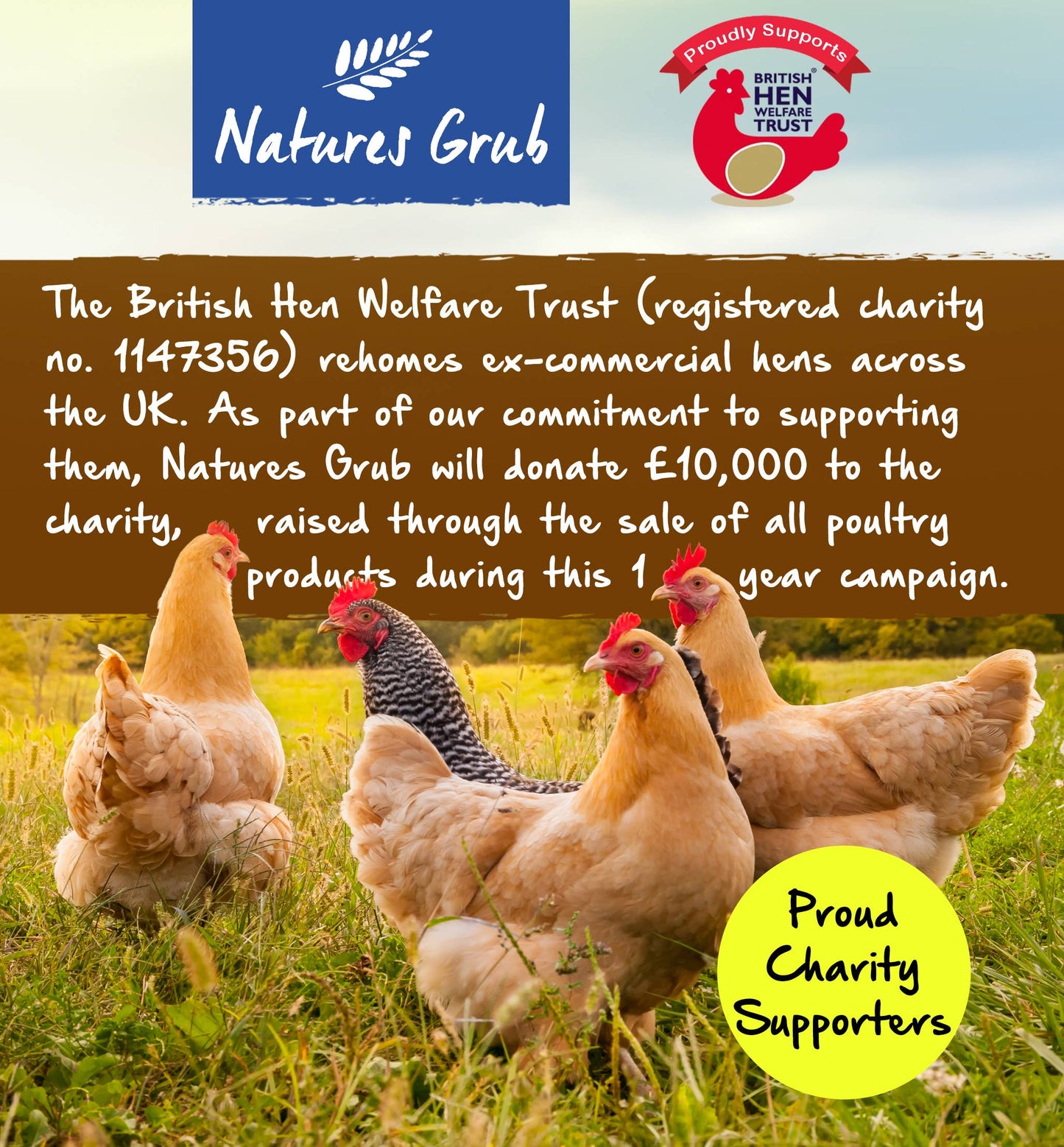 Natures Grub Apple Cider Vinegar for Chickens & Poultry 1ltr
