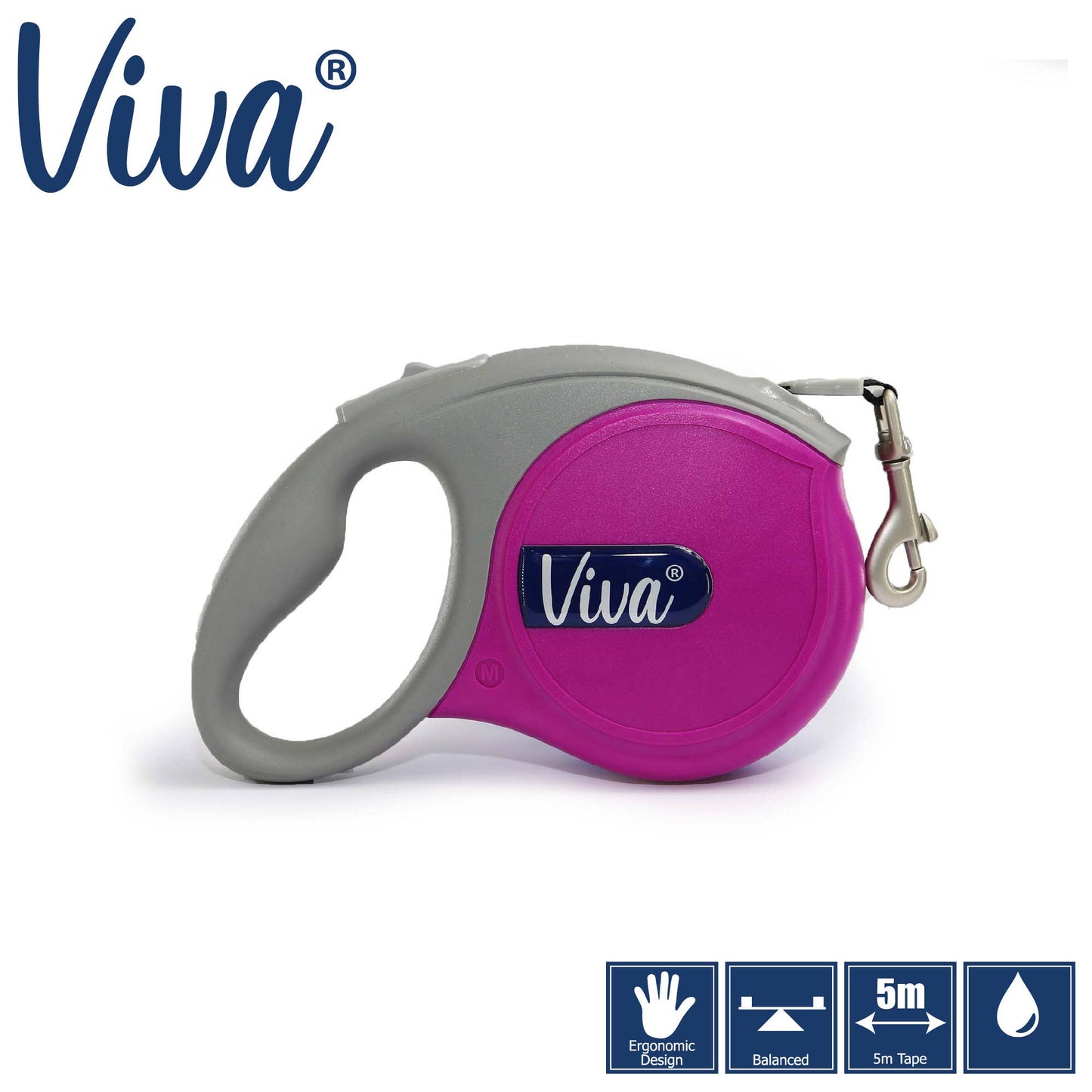 Ancol Viva Retractable Lead SMALL