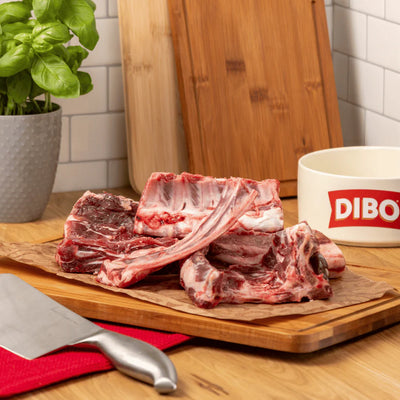 The Dogs Butcher Goat Rib Neck Spine 1kg