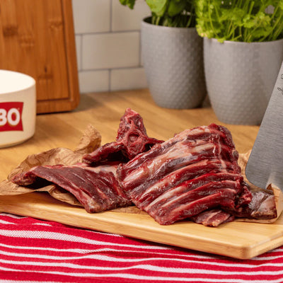 The Dogs Butcher Venison Ribs,Neck, Spine
