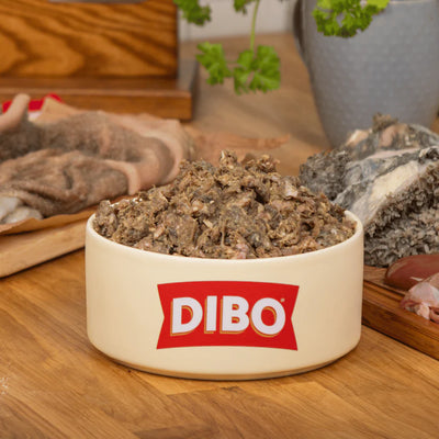 DIBO Finest Ox Tripe with Duck Raw Mince 80:10:10 (1kg)