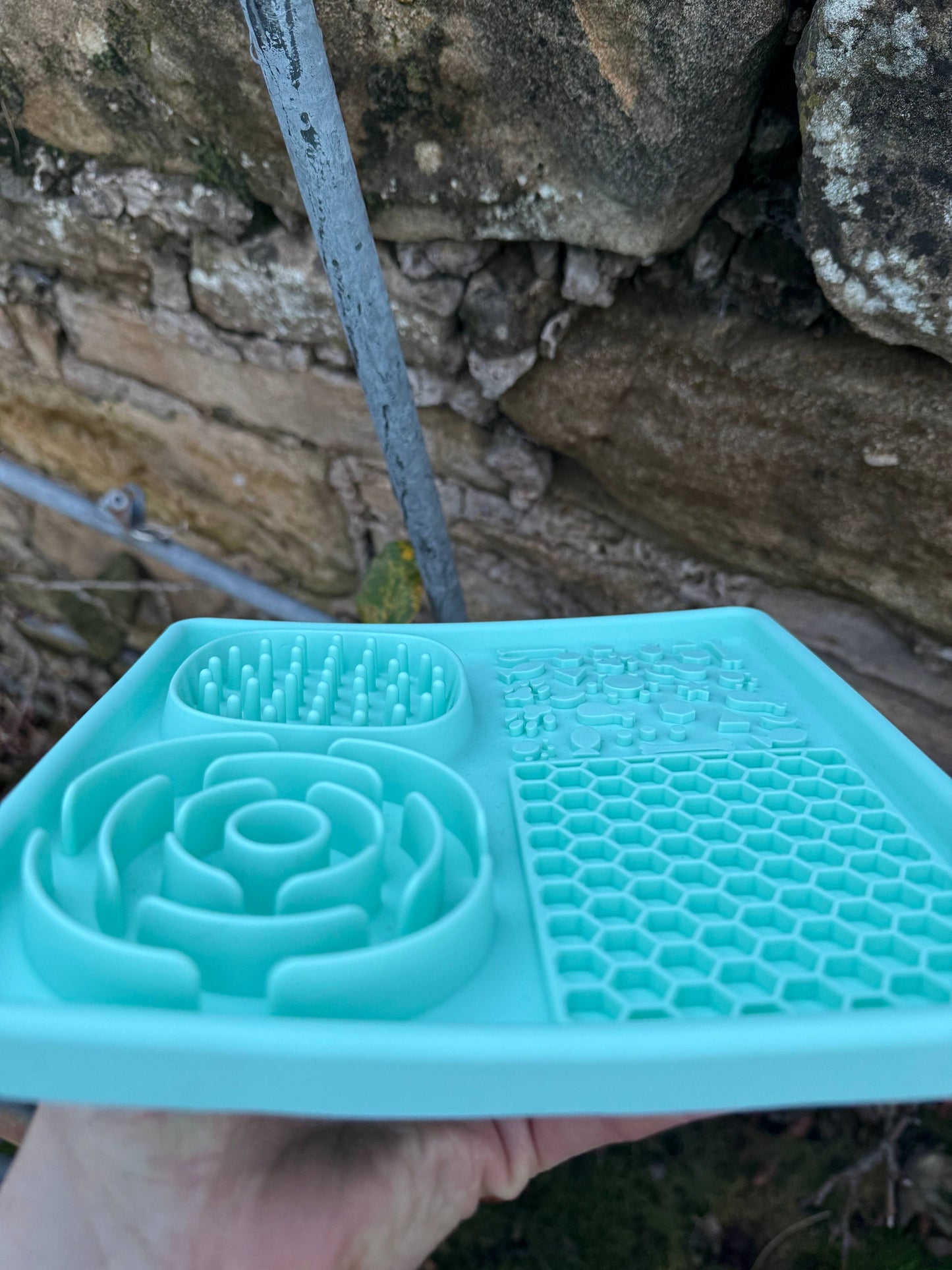 Bodhi & The Birchtree - Square Slow Feeder Mat - Mint