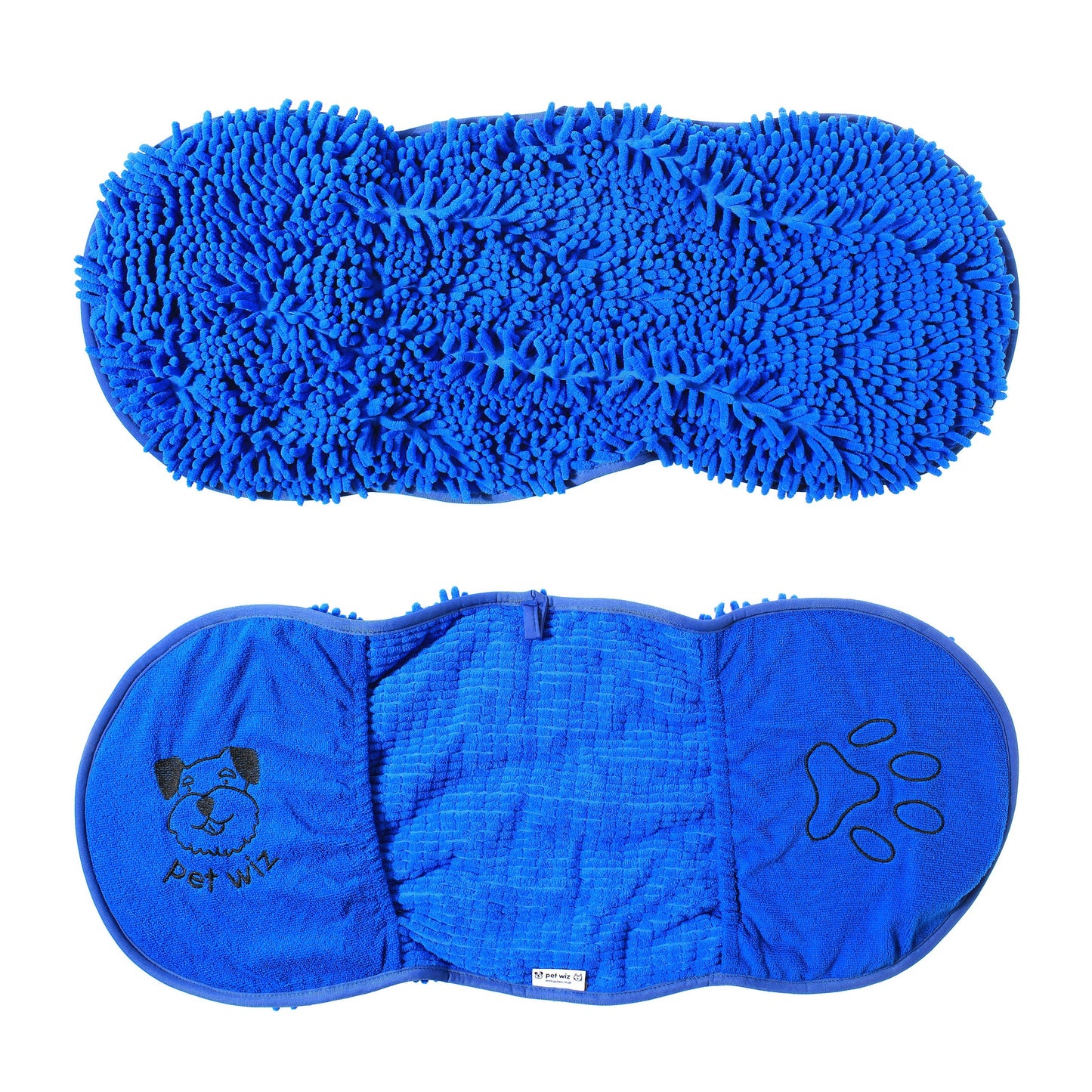 Pet Wiz - Microfibre Noodle / Chenille Dog Towel
