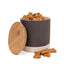 Penrose Stoneware Jar with Bamboo Lid