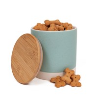 Penrose Stoneware Jar with Bamboo Lid