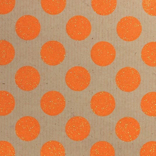 Neon Kraft Glitter Rollwrap
