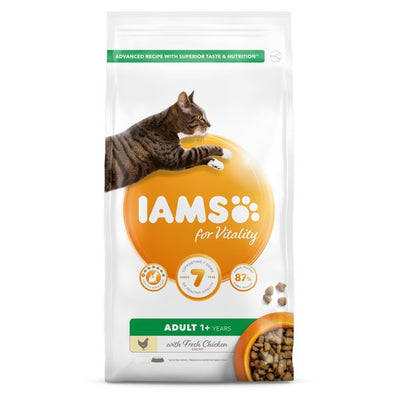 Iams Vitality Adult Cat Food Chicken 2kg