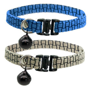 Cat Circus Collar Embossed Velvet Kitten