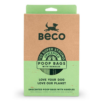 Beco Poop Bags with Handles Unscented 120