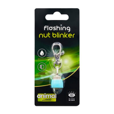 Flashing Safety Nut Blinker Blue