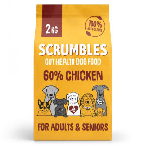 Scrumbles Dry Dog Food Adult Chicken 2kg