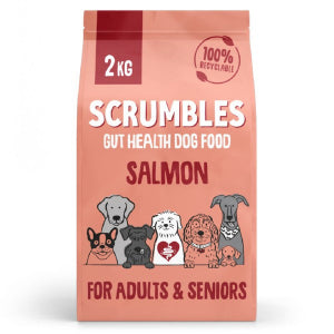 Scrumbles Dry Dog Food Adult Salmon 2kg