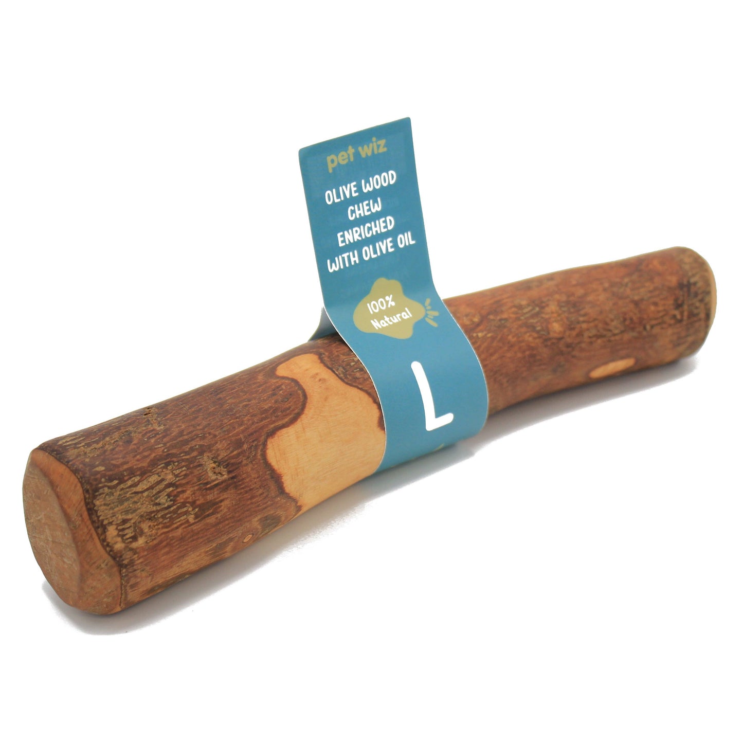 Pet Wiz - Olive Wood Chew - Enriched with Olive Oil