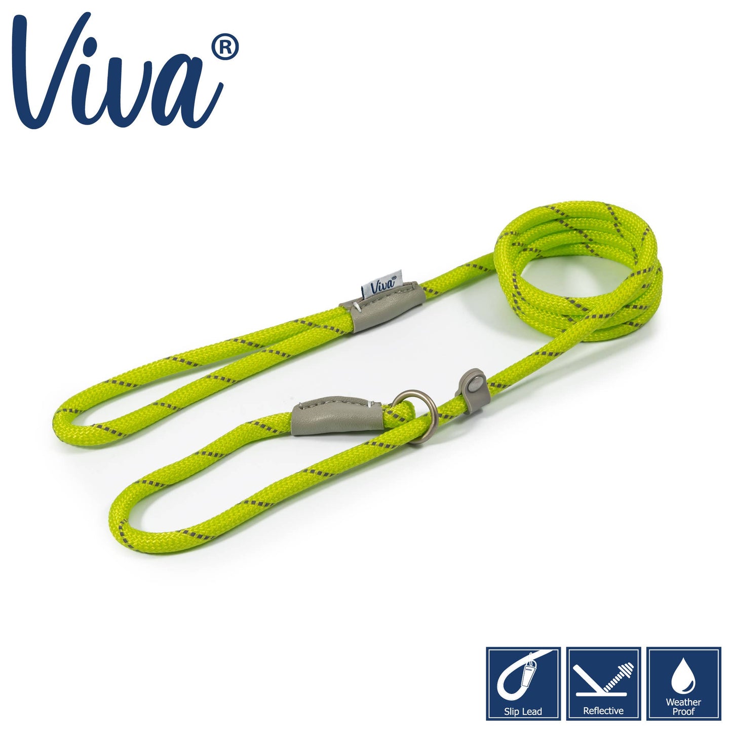 Ancol Viva Rope Slip Lead 120cm x 1cm