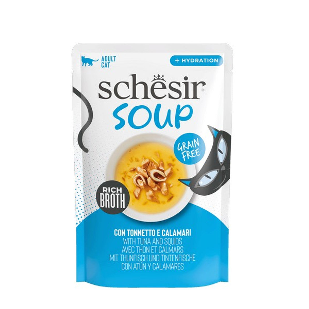 Schesir Soup Tuna with Squid Complements 40g