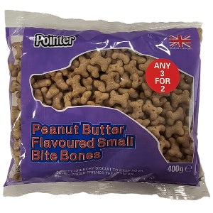Pointer Peanut Butter Small Bones 400g