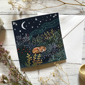 Glitter and Earth - Winter fox