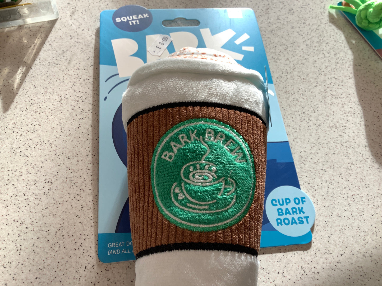 Bark Squeak It Cup of Bark Roast S-M